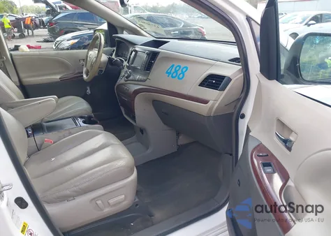 2013 Toyota Sienna Xle 7 Passenger из США, поврежденный, VIN 5TDDK3DC9DS069676